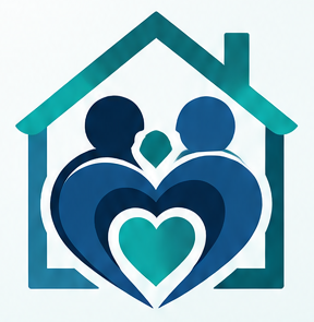 PGP Care house, family and heart mark